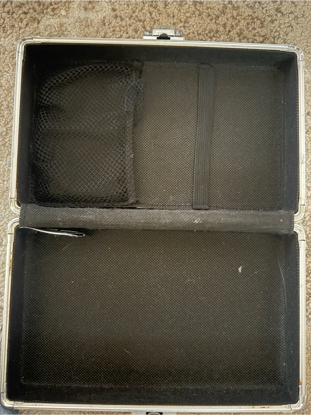VAULTZ Black Pencil Case with Silver Trim